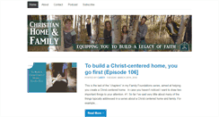 Desktop Screenshot of christianhomeandfamily.com